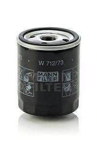 Фільтр масляний двигуна (вир-во MANN) MANN-FILTER W71273 на MAZDA ATENZA Наклонная задняя часть (GG)