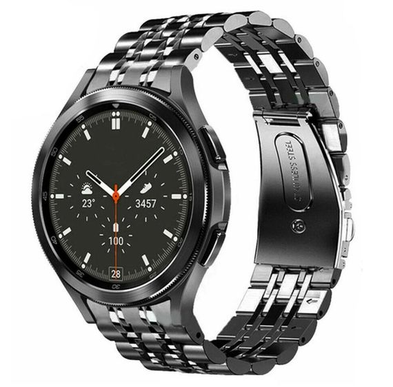 Металлический ремешок Primolux Steel Link для часов Samsung Galaxy Watch 4 Classic 42mm SM-R880 - Black
