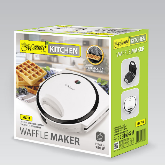 Вафельниця 780W MR-714 Maestro | Зображення 2
