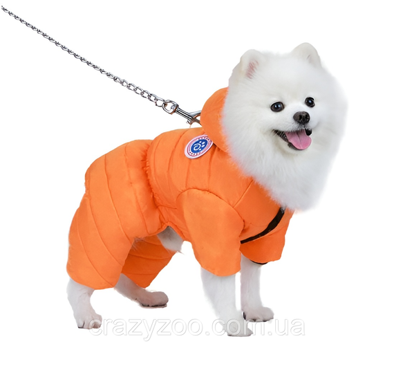 Комбінезон для собак та котів EcoToys Orange XL оранжевий A: 35 см B: 41 см C: 34 см X-6931