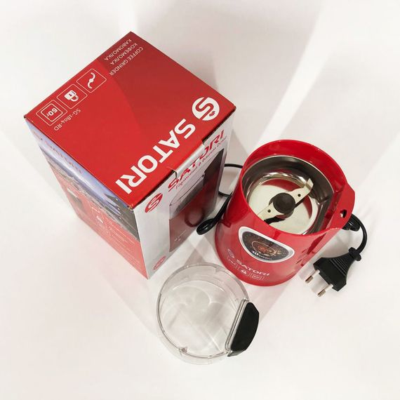 Кофемолка для перца Satori SG-1804-RD, Мельница бытовая для перемалывания кофе, Кофемолка крутая GY-87 | Зображення 5