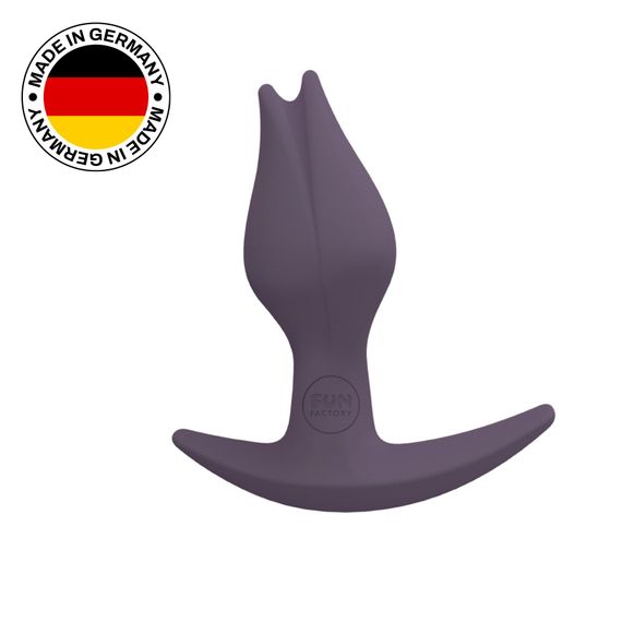 Анальна пробка Fun Factory BOOTIE FEM, фіолетова, у вигляді бутона, діаметр 2,9 см, тонкий обмежувач | Зображення 3