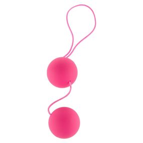 Вагинальные шарики пластиковые розовые Toy Joy Sex Aura