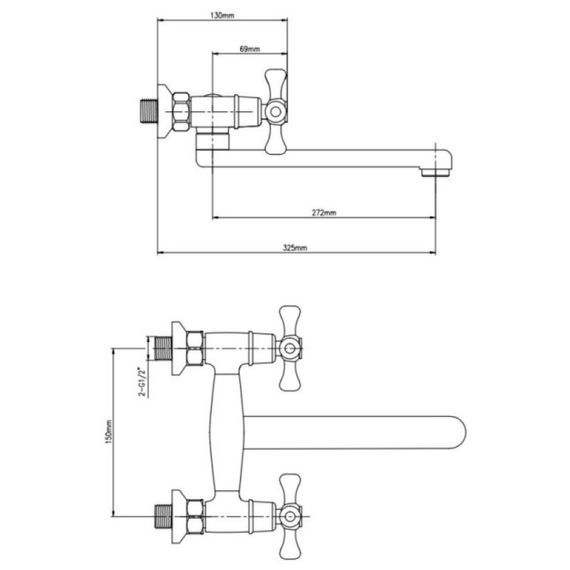 Змішувач для кухні Lidz (CRM) -30 21 361 00 | Зображення 1