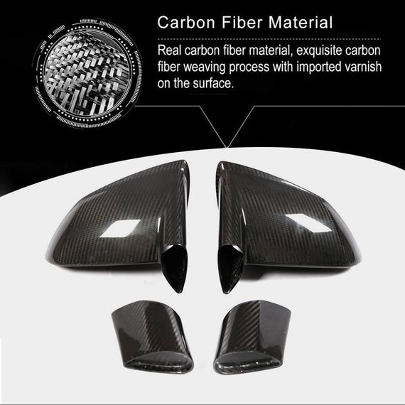 Карбоновые Накладки на Зеркала для Lamborghini Gallardo 2003-2013 гг | Зображення 4