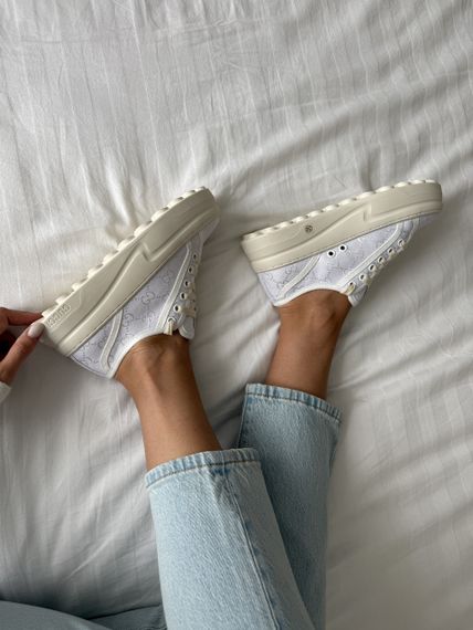 Кросівки жіночі білі New Gu4i  весна / осінь 2460 | Зображення 8