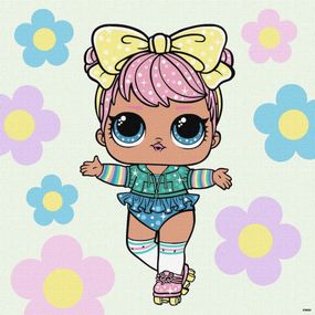 Картина за номерами "L.O.L. Surprise! Spring Bling Dawn" KHO1101, 40х40 см