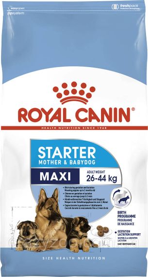 Сухий корм для цуценят та собак великих порід Royal Canin Maxi Starter 4 кг 2994040