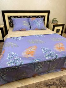 Комплект постельного белья Soft двуспальный 180х220 см листья