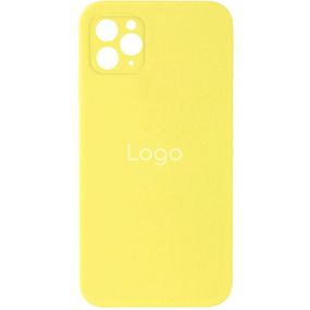 Чохол Silicone Case Square з повним захистом камери для iPhone 11 Pro Колір 18.Чорний