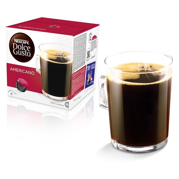 Кава в капсулах NESCAFE Dolce Gusto Americano 16 шт Нескафе Дольче Густо Американо | Зображення 1