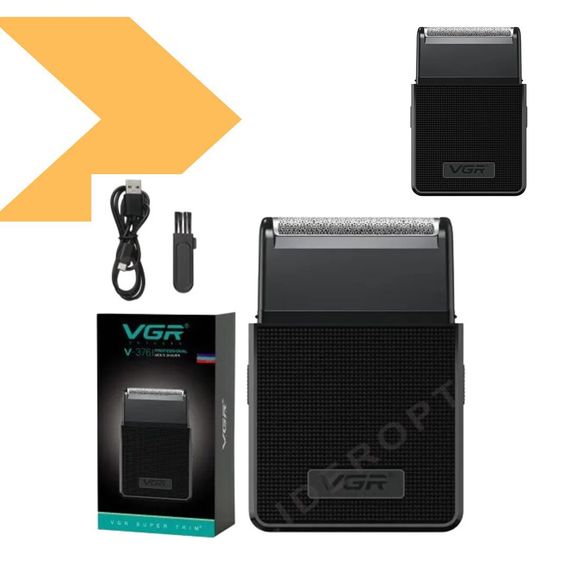 Електробритва VGR V-376 Black Шейвер, висувний триммер XPRO (44960-V-376_209) | Зображення 3