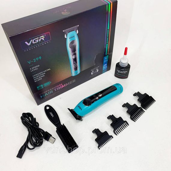 Багатофункціональний тример для стрижки волосся і тіла VGR, Тример з регульованою довжиною DG-21 | Зображення 6