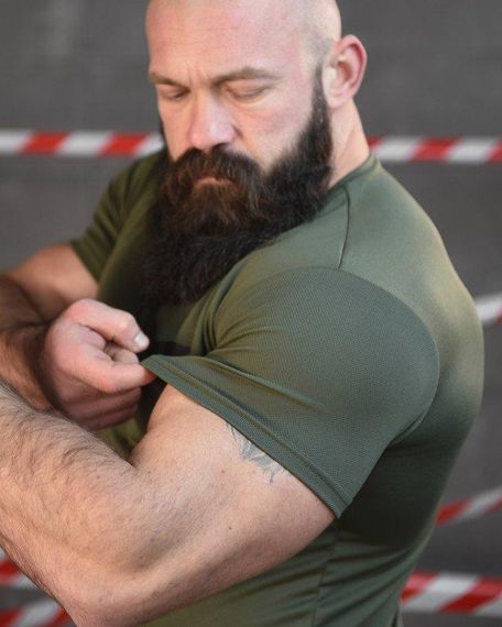 Тактична потоотводна футболка SABUR міна олива ВТ6561 | Зображення 5