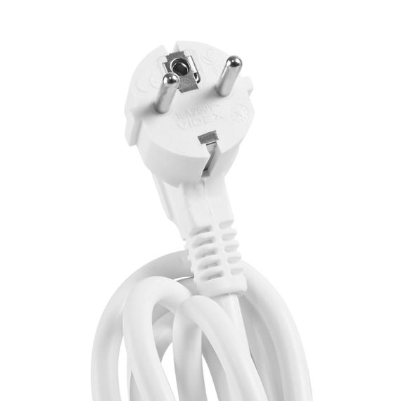 Мережевий подовжувач VIDEX ONCORD з/з 4п 3м (3x1.5мм) з кнопкою White | Зображення 6
