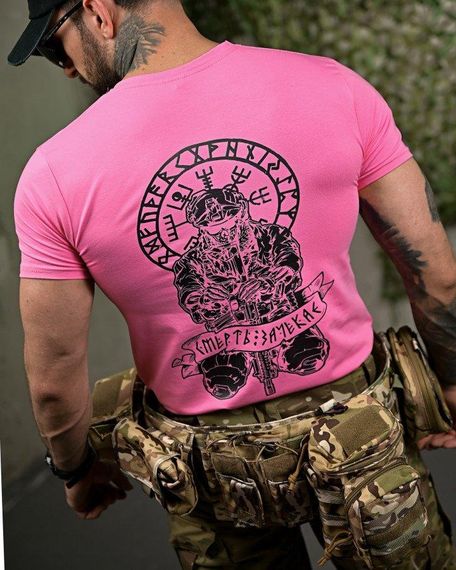 Хлопкова Футболка руни pink ПП7753 | Зображення 5
