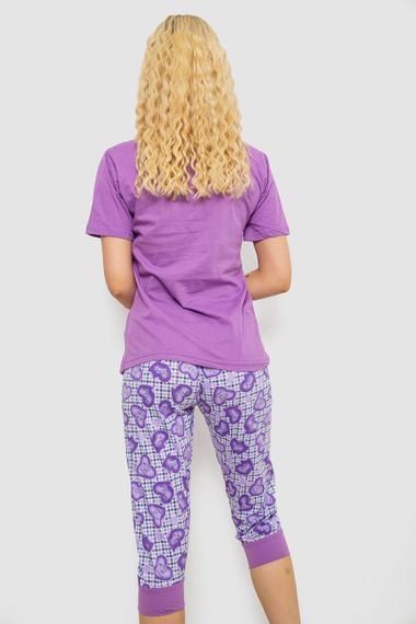 Пижама женская, цвет сиреневый, 243R03675 | Зображення 3