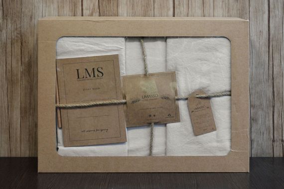 Постільна білизна Limasso Stonewashed Ranforse 200 х 220 см Nature Cream | Зображення 5