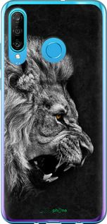 Чохол на Huawei P30 Lite Лев "1080t-1651-2448"