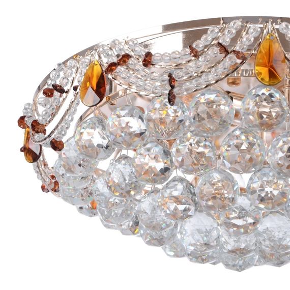 Люстра потолочная хрустальная с подсветкой LED E14 60W G (BCL-348S/3) | Зображення 3