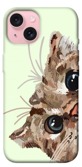 Чохол з картинкою Cat muzzle для Apple iPhone 15 (6.1")