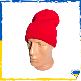 Шапка красная. Унисекс. Шапка обычная однотонная. Различные цвета. Мужская, женская, детская
