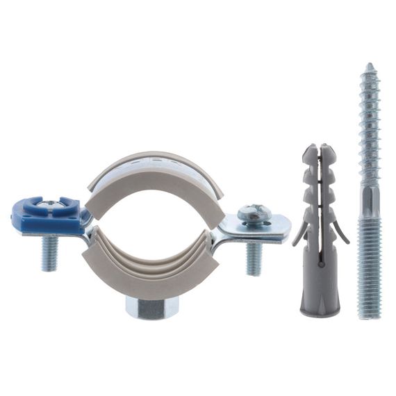 Хомут трубний оцинкований Koer KCB.10.G 3/4" (26-30) сірий (KR2785) | Зображення 3