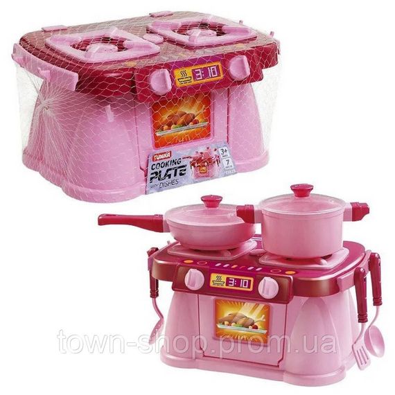 Игровой набор Кухонная плита "Cooking Plate with Dishes" 71825, 7 предметов | Зображення 1
