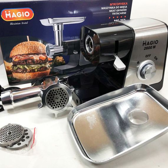 Мясорубки с шинковкой, Мясорубка с легкой чисткой, Домашняя электромясорубка, Мясорубки для колбасок VT-87 | Зображення 1