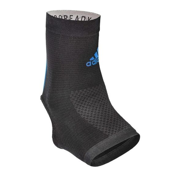 Фиксатор лодыжки Adidas Performance Ankle Support черный, синий Уни L ADSU-13313BL