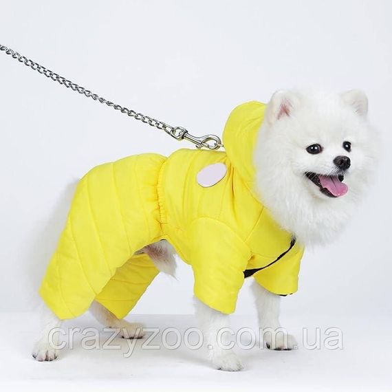 Комбинезон для собак и котов EcoToys Yellow L желтый A: 31 см B: 37 см C: 32 см L-7032 | Зображення 1