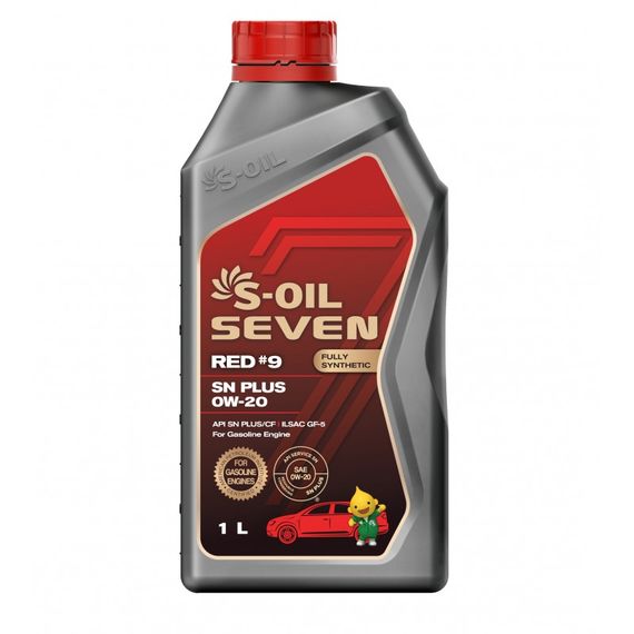 Моторна олива S-OIL 7 RED #9 SN 0W-20 1л.