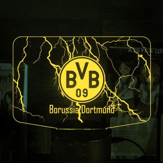 Акриловий світильник-нічник Borussia жовтий tty-n002273