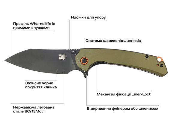 Ніж Skif Jock BB Olive Green | Зображення 5