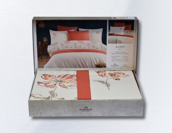 Постельное белье Maribor Elegance Poplin 200 х 220 см Glory Ekru | Зображення 4