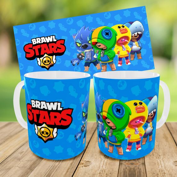 Набор детский Бравл Старс рюкзак 36х27см сумка-бананка,кружка с принтом для мальчика (01653) | Зображення 8