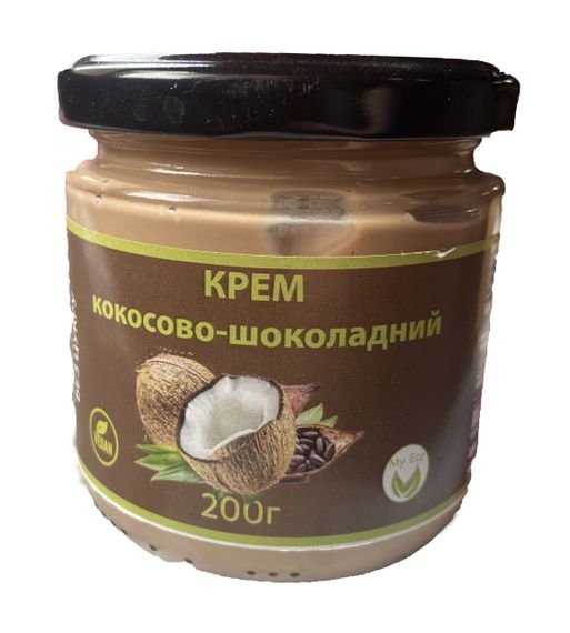 КРЕМ КОКОСОВО-ШОКОЛАДНЫЙ  БЕЗ САХАРА на эритритоле,1100г | Зображення 5