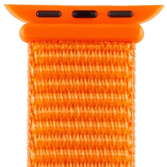 Ремешок Nylon для Apple Watch 38/40/41/42mm(ser.10) Оранжевый / Orange | Зображення 2