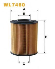Фільтр оливи WIX FILTERS WL7460 на OPEL ASTRA J Sports Tourer