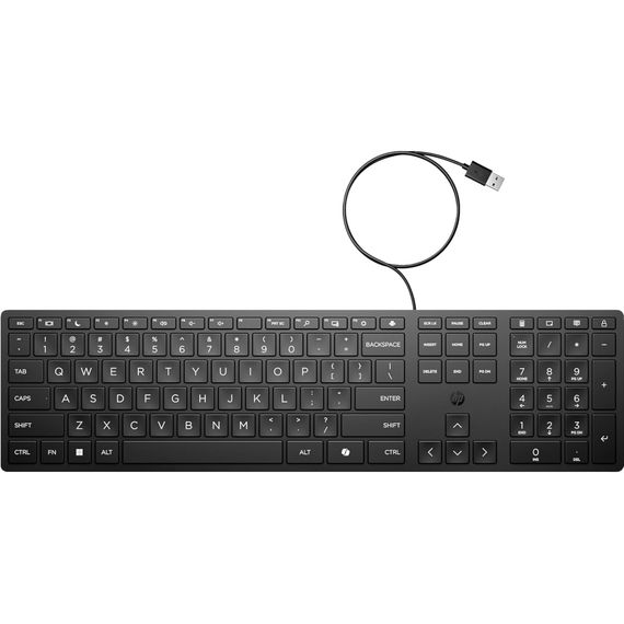 Клавіатура HP 320K USB UA Black (9SR37UT)