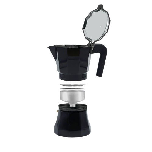 Кавоварка гейзерна 450мл (9 порцій) алюмінієва MR-1658-9 Espresso Moka Maestro | Зображення 2