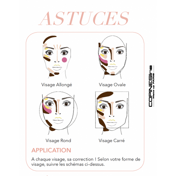 Палитра контуринга для лица Copines line Paris CONTOUR PALETTES | Зображення 4