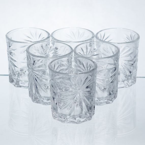 Набор рюмок для крепких напитков Shot glass 6 штук по 75 мл HP-17-36