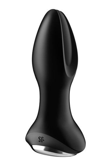 Анальна смарт вібропробка із перлинним масажем Satisfyer Rotator Plug 2+, Чорний | Зображення 1