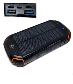 УМБ PowerBank із сонячною панеллю, повербанк КВАНТ WSC31-3 30000mAh