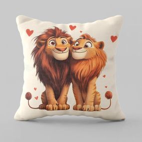 Подушка 3D Левики love 28943 35х35 см