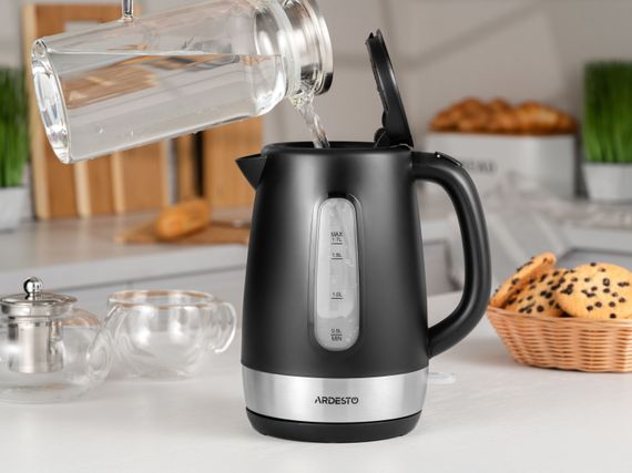Електрочайник ARDESTO EKL-F19B 1.7л/2200Вт/strix контроль/чорний (EKL-F19B) | Зображення 2
