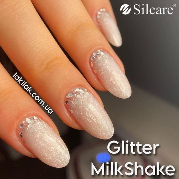 Гель для наращивания ногтей Польша Glitter MilkShake 50мл | Зображення 3