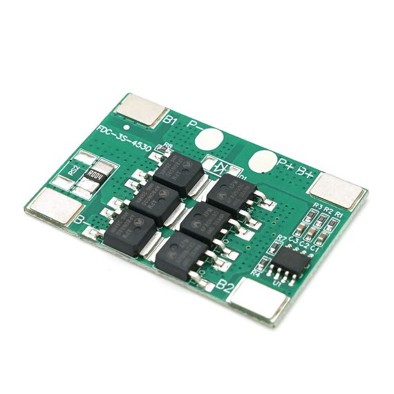 BMS плата Merlion Li-ion 12.6V 3S 12A | Зображення 1