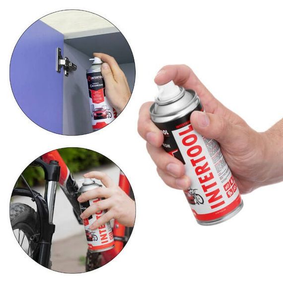 Мастило "Силікон", аерозоль 200 мл INTERTOOL FS-6020 | Зображення 3